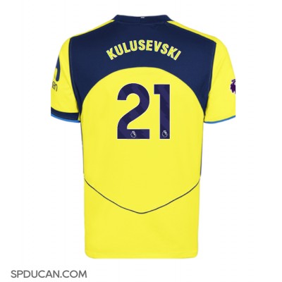 Muški Nogometni Dres Tottenham Hotspur Dejan Kulusevski #21 Rezervni 2025-26 Kratak Rukav Muški Nogometni Dres Tottenham Hotspur Dejan Kulusevski #21 Rezervni 2025-26 Kratak Rukav